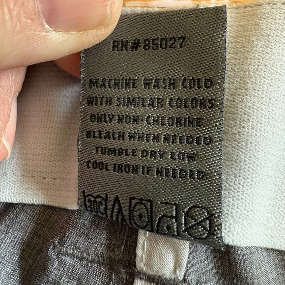 Black Clover Pants Gray Men's 38L Stretch Performance Gusset Preppy Prep - Picture 6 of 10